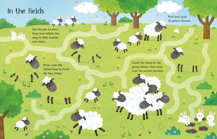 Wipe-Clean Easter Activities, Carte de activitati scrie-sterge [2]