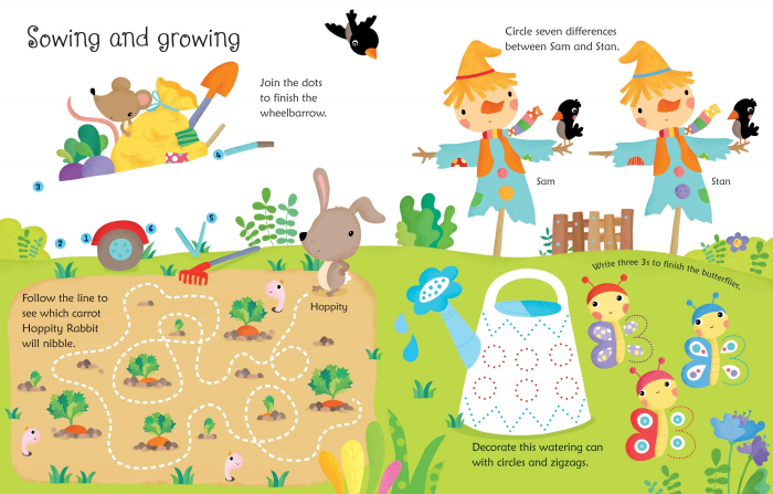 Wipe-Clean Farm Activities, Carte de activitati scrie-sterge [3]