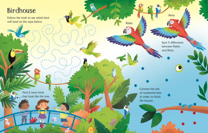Wipe-Clean Zoo Activities,Carte de activitati scrie-sterge [3]