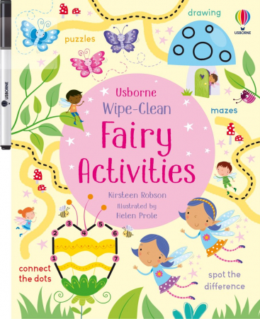Jocuri Creative - Wipe-Clean Fairy Activities,Carte de activitati scrie-sterge