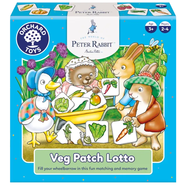 Jocuri de Strategie - Joc educativ Loto Gradina Cu Legume Peter Rabbit