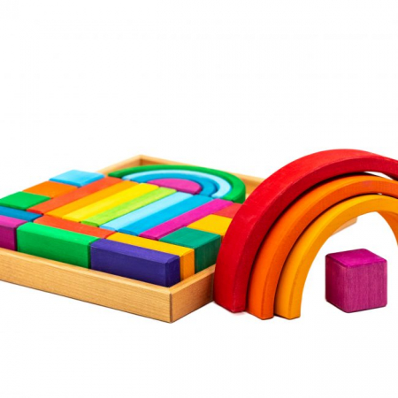 Set Handmade, Curcubeu cu Blocuri de Construit [1]