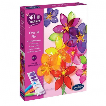Jocuri Creative - Kit creativ, Flori de Cristal