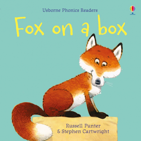 1-3 ani - Fox on a Box,Carte de citit in limba engleza cu cod QR