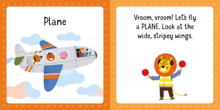 Set Carte si Puzzle Usborne First Jigsaws: Things that Go [3]