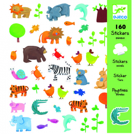 Jocuri Creative - Abtibilduri Djeco Animale