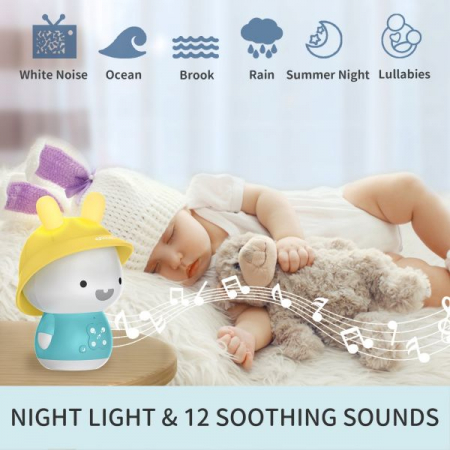Alilo Baby Bunny - Iepuras interactiv cu povesti si cantece in Limba Romana si Limba Engleza, Albastru [4]