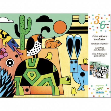 Jocuri Creative - Animale de colorat, Djeco