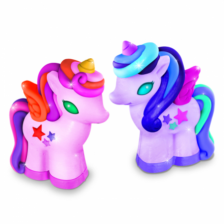 Atelier creativ 3D Modeleaza si picteaza - Unicorni cu sclipici [1]