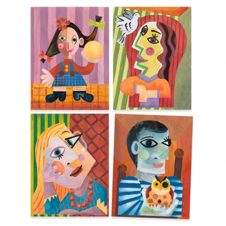 Atelier creativ Cap patrat Inspired by Picasso, Djeco [3]