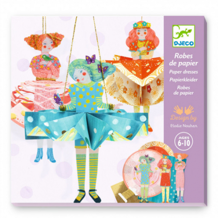 Jocuri Creative - Atelier creativ Rochii din hartie, Djeco