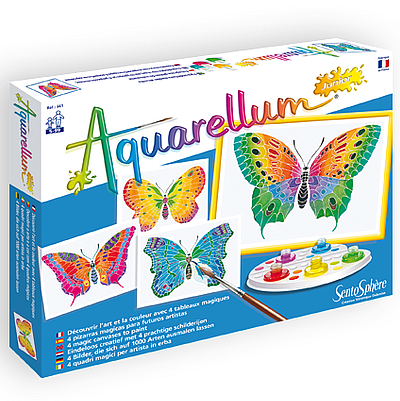 Jocuri Creative - Atelier de pictura Aquarellum Junior Fluturi
