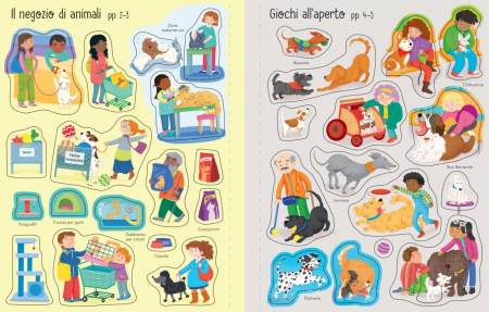 Carte cu autocolante First Sticker Book Pets [4]