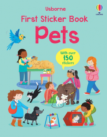 3-6 ani - Carte cu autocolante First Sticker Book Pets