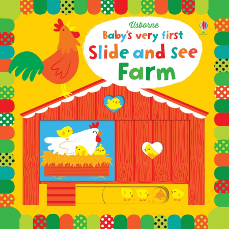 Promotii - Carte cu panouri glisante Baby’s Very First Farm Slide & See
