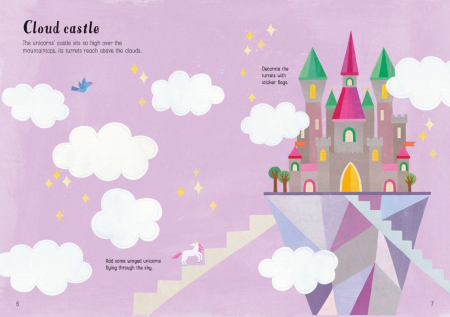 Carte cu stickere Little First Stickers Unicorns [1]