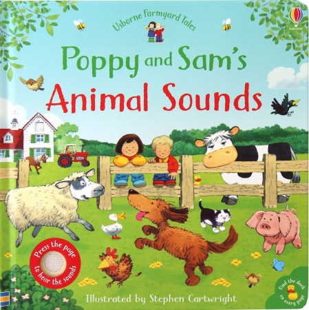 Carti educative - Carte cu sunete Poppy And Sam’s Animal Sounds