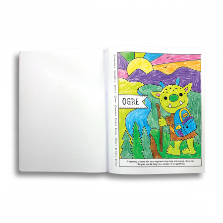 Carte de colorat pe numere - Prieteni mitologici [1]