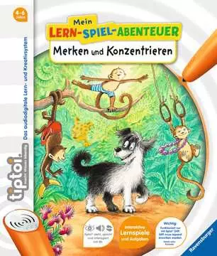 Jocuri Educative - Carte Interactiva in limba germana TipToi Ravensburger Amintiți-vă și Concentrați-vă