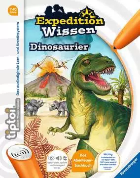 Jocuri Educative - Carte Interactiva in limba germana TipToi  Dinozauri