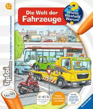 Carte Interactiva in limba germana TipToi Ravensburger Lumea Vehiculelor [0]