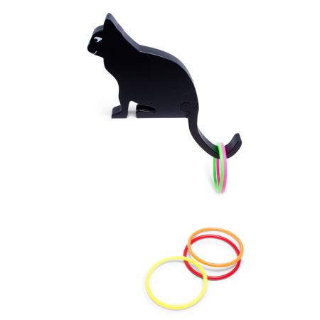 Jucarii de Exterior - Cat Toss, joc de aruncare la tinta cu inele
