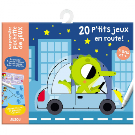 Jocuri Logice - Colectie de 20 de mini jocuri cu vehicule - cu planse reutilizabile