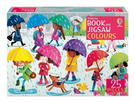 Carti educative - Colours Book and Jigsaw, Set Puzzle si Carte