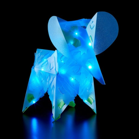 Creatto – Elefant, Figurina 3D de construit, cu leduri, Kosmos [5]