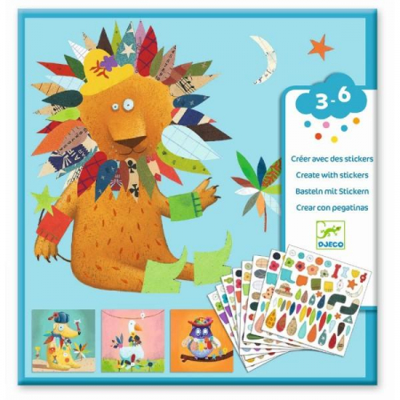 Jocuri Creative - Creeaza animale Djeco