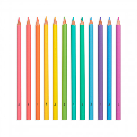 Creioane colorate în nuanțe pastelate - Set de 12 [1]