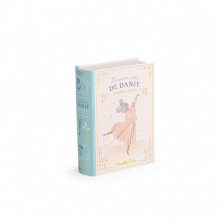 3-6 ani - Cutie cu lanterna de proiectat povesti Mica scoala de dans, Moulin Roty