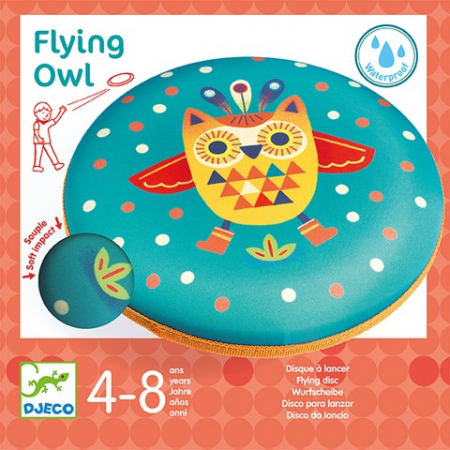 Jucarii de Exterior - Disc frisbee Djeco, Zborul bufnitei