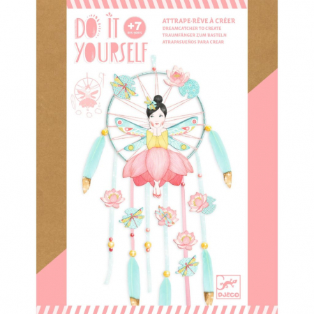 6-99 ani - Set DIY Djeco, Mobil Zana Lotus