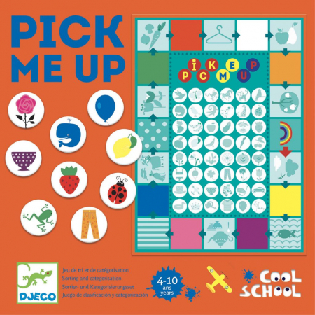 Jocuri de societate - Joc educativ Djeco, Pick me up- Potriveste piesele