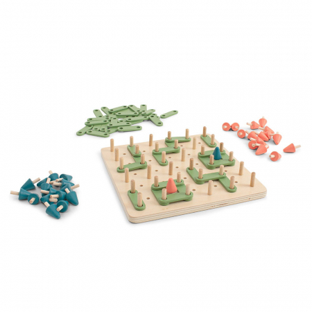 Jocuri Exterior - Dots and Boxes, joc de strategie, BS Toys