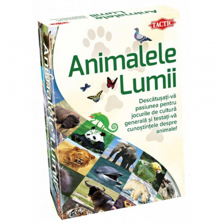 Jocuri Educative - Animalele Lumii Joc educativ Tactic