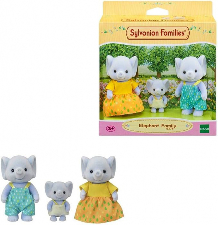 Figurine Sylvanian Families - Familia Elefanteilor [3]