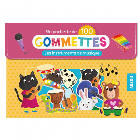 Promotii - Gentuta mea cu 100 de abtibilduri repozitionabile - instrumente muzicale