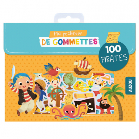 Jocuri Creative - Gentuta mea cu 100 de abtibilduri repozitionabile - Pirati