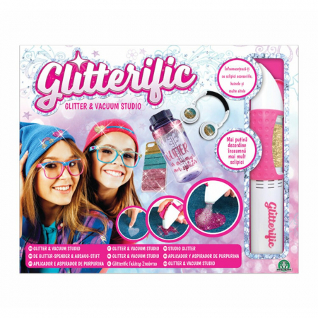 Promotii - Glitterific - Set de aplicare si aspirare glitter