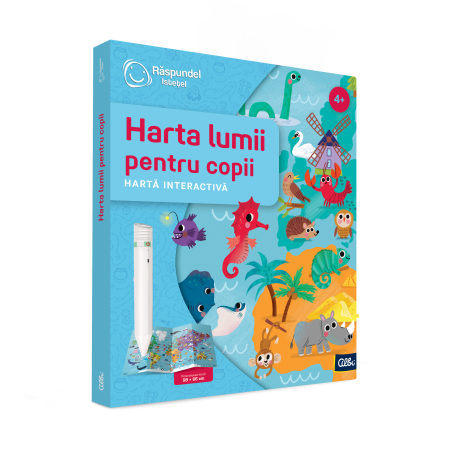 Harta lumii pentru copii Raspundel Istetel [1]