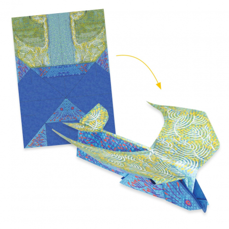 Joc creativ origami Pasari inaripate, Djeco [3]