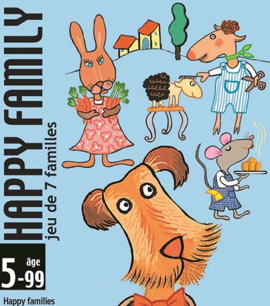 Jocuri de societate - Joc de carti Djeco Happy family