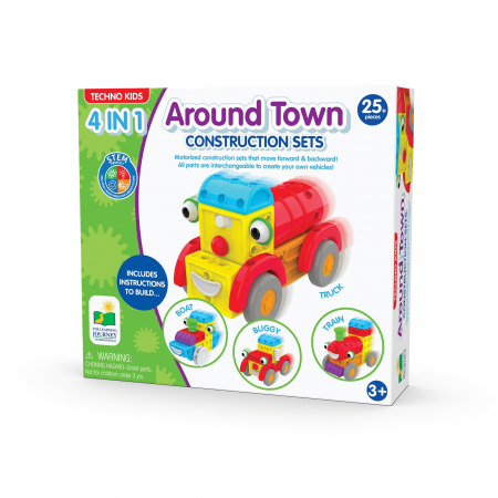 Jocuri Educative - Joc De Constructie 4 In 1 - In Oras
