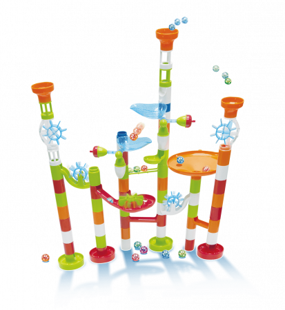 Joc de constructie - labirint cu bile - 80 piese [2]
