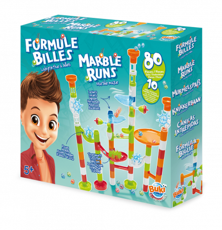 Jocuri Educative - Joc de constructie - labirint cu bile - 80 piese