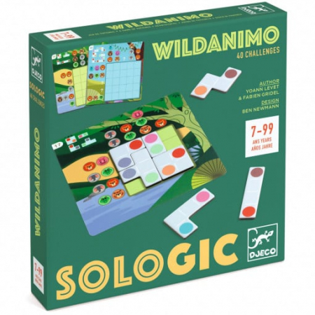 Rechizite Scoala Gradinita - Joc de logica Animale salbatice, Djeco