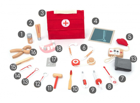 Joc de rol Trusa de doctor rosie, UMU Toys [2]