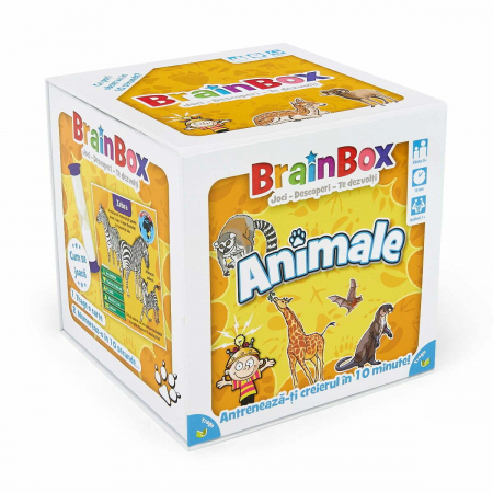 Jocuri Educative - Joc de societate BRAINBOX Animale